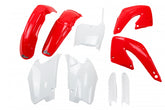 UFO Full Plastic Kit CR125 CR250 00-01 - Red / White